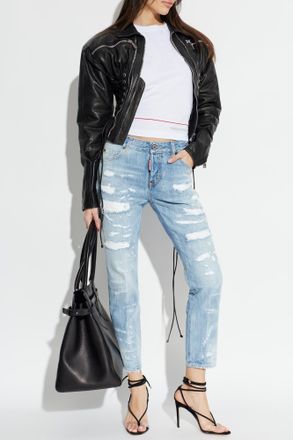 Dsquared2 Teddy Jeans, Womens, Light Blue