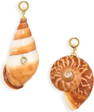 &Eacute;liou Caracol Drop Earrings in Brown at Nordstrom