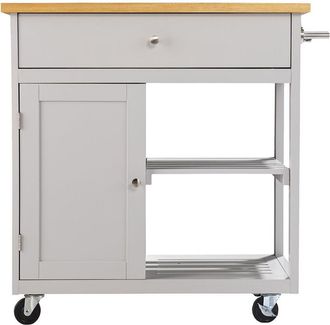 SEI Furniture Sei Rolling Kitchen Island