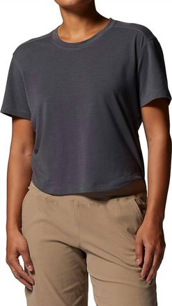 Mountain Hardwear Trek N Go Short Sleeve Shirt In Volcanic