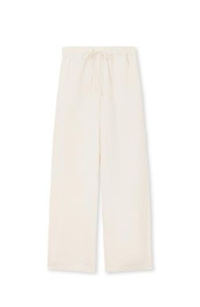 Fortela Drawstring Linen Trousers in Ecru at Nordstrom, Size X-Small 32 Eu