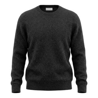 Roberto Collina Maglione Girocollo Merino / Baby Camel - - Knitwear - Uomo - Blu - 2XL