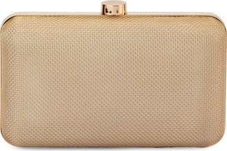 Olga Berg Jen Mesh Frame Clutch in Gold at Nordstrom