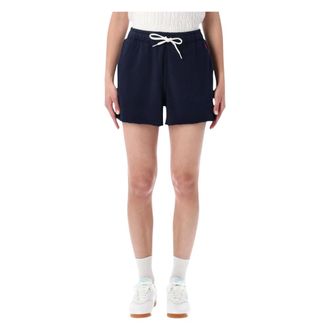Polo Ralph Lauren Short Shorts, female, Blue, Size: XS Lightweight Fleece Drawstring Shorts
