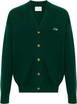 Dr&ocirc;le de Monsieur Dr&ocirc;le Cardigan - Heren - Vesten - Groen - S - Truien & Vesten