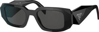 Prada PR 17WSF 1AB5S0 51mm Womens Rectangle Sunglasses