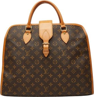 Louis Vuitton Brown Monogram Pvc Leather Briefcase (Pre-Owned)