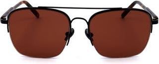Retro Superfuture 53mm Aviator Sunglasses in Brown at Nordstrom Rack