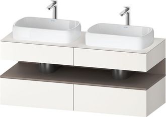 Duravit Qatego Consola Mueble Bajo Lavabo, 2 Extensiones, 2 - Duravit