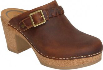 Aetrex Womens Corey Cork Clog In Brown