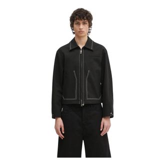 Ader Error Product 22 Jacket - Heren - Spijkerjassen - Zwart - L - Katoen - Jassen