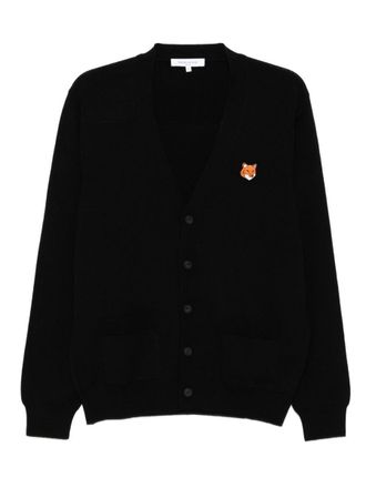 Maison Kitsuné Fox Head Wool Cardigan