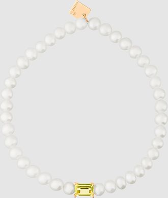 Ginette NY Bracelet Mini Cocktail Perle Quartz Citron
