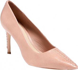 Cinq &agrave; Sept Womens Giselle Whip Stitch Pump In Light Russet