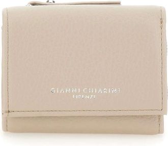 Gianni Chiarini Grain Wallet - Dames - Portefeuilles - Beige - ONE Size - Leer - Accessoires