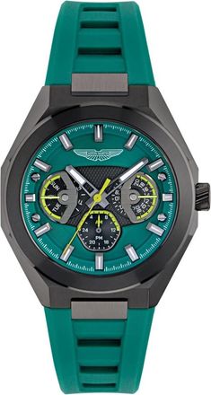 Aston Martin Thrill Watch - Heren - Horloges - Groen - ONE Size - Accessoires