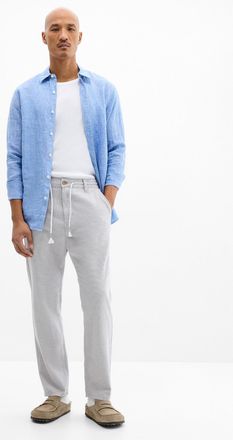 Projek Raw Mens Two-tone weft knit pant Slim fit