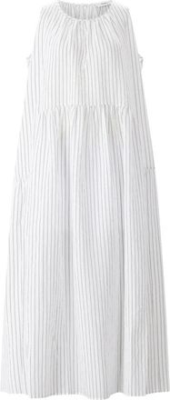Meimeij Mouches Mouches Maxi Jurk - Dames - Maxi kleedjes - Wit - M - Kleedjes