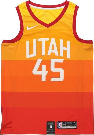 Nike NBA City limited SW Fan Edition 19-20 Season Utah Jazz 4 No. 5 Jersey Orange AJ4648-728