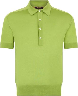 Moorer Tops - Heren - Polos - Groen - L - Tops
