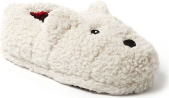 Dearfoams Unisex Animal Closed Back Slipper in Creme Brulee at Nordstrom, Size X-Small