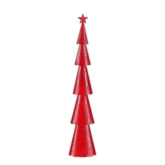 MiCa Decorations &Aacute;rbol de navidad decorativo rojo h90.5xb9xl17.5cm