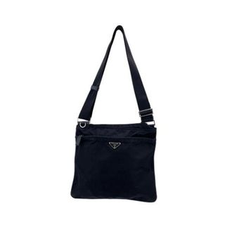 Prada unisex, Pre-owned, Zwart, Maat: ONE Size Leer