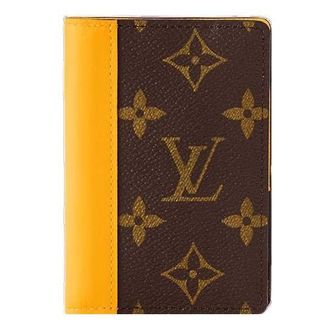 Louis Vuitton Pocket Organizer Monogram Macassar Canvas Jaune Mat M82955