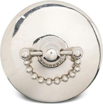 Panconesi Lamina Barbell broche - Zilver