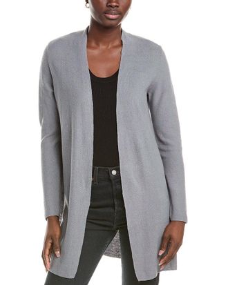 Eileen Fisher Eileen Fisher Petite Linen-Blend Long Cardigan