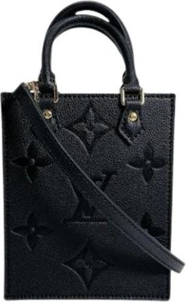 Louis Vuitton Pre-owned Mini Schoudertas - Dames - Vintage Mini Tas - Zwart - ONE Size - Leer - Vintage