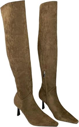 Generic Womens Pointed Toe High Heel Knee High Boots Fashion Dress Party Shoes