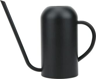 OEM Regadera De Boca Larga Retro Para Plantas Suculentas De 1,5 L, Regadera De Acero Inoxidable Para Plantas De Interior Y Exterior (negra)