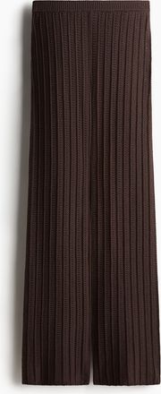 H&M Hose im H&auml;kellook - Brown