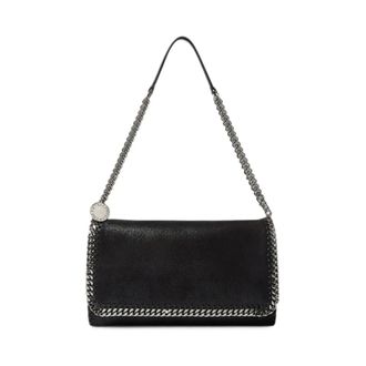 Stella McCartney Falabella Messenger Bag - Dames - Tassen - Zwart - Maat: ONE Size Leer
