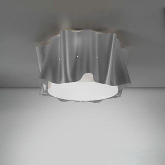 Linea Zero Linea Zero - Plaf&oacute;n 3 Luces Plata Cm. 60x32h