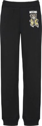 Moschino Katoenen Broek - Heren - Sweatpants - Zwart - S - Katoen - Broeken