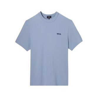 A.P.C. Hombre, Camisetas, Azul, Talla: L