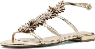Blue by Betsey Johnson Joyce Womens Sandals Gold : 8.5 M, Synthetic