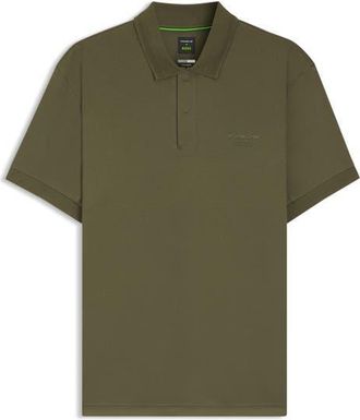 BOSS Spirit Cotton Polo in Open Green at Nordstrom, Size Xx-Large