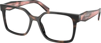Prada Glasses, female, Brown, Size: 54 MM Stylish Eyeglasses in Blue Color