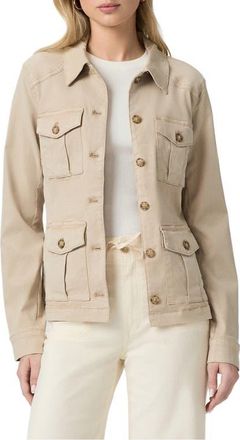 Paige Stacey Utility Jacket in Vintage Soft Sand at Nordstrom, Size X-Large