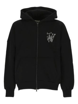 Jaws Hoodie met rits - Zwart