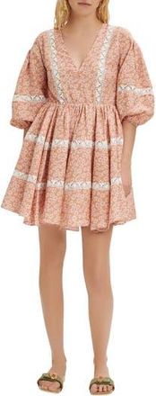 Maje Rayanik Floral Dress in Pink Daisy at Nordstrom Rack, Size 10 Us / 42 Fr