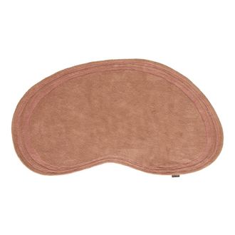 Nazar Rugs Alfombra lana tejida a mano forma org&aacute;nica marr&oacute;n 160x230