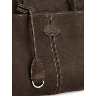 Tod's Suede Tote Bag - Brown