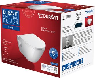 Duravit Duravit - Juego D-neo Para Wc Suspendido, Con Wc Suspendido, Incl