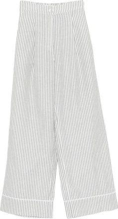 Riviera & Bar Broek met streepjespatroon - Dames - Wijde Broeken - Veelkleurig - S - Katoen - Broeken