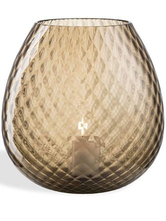 NasonMoretti Portacandela in macramé - Marrone