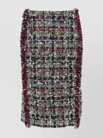 Etro wool high-rise skirt